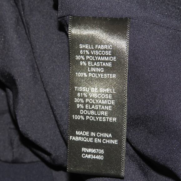 Rebecca Taylor Navy Blue Classic Sleeveless Suit Sheath Dress - Picture 10 of 11